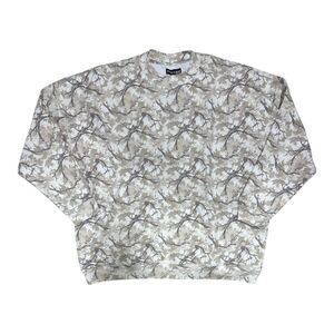 Autumn Camo - State of Mine Men's Long Sleeve Pullover Camo Crew Fleece Sweatshi
